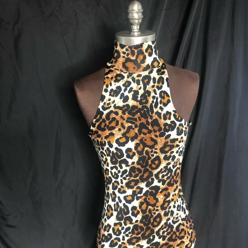 Animal print dress